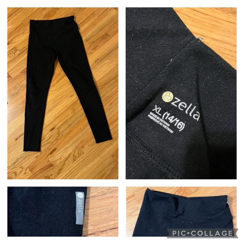 Zella girls black leggings - Size XL (14/16)